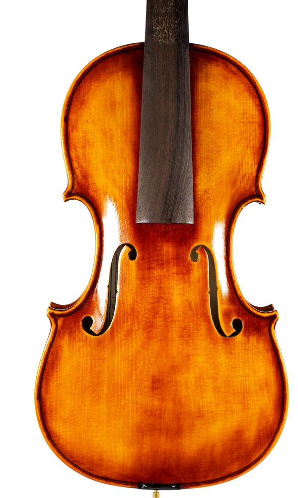 A violin by Miranda Karol Green, Caerphilly, 1981