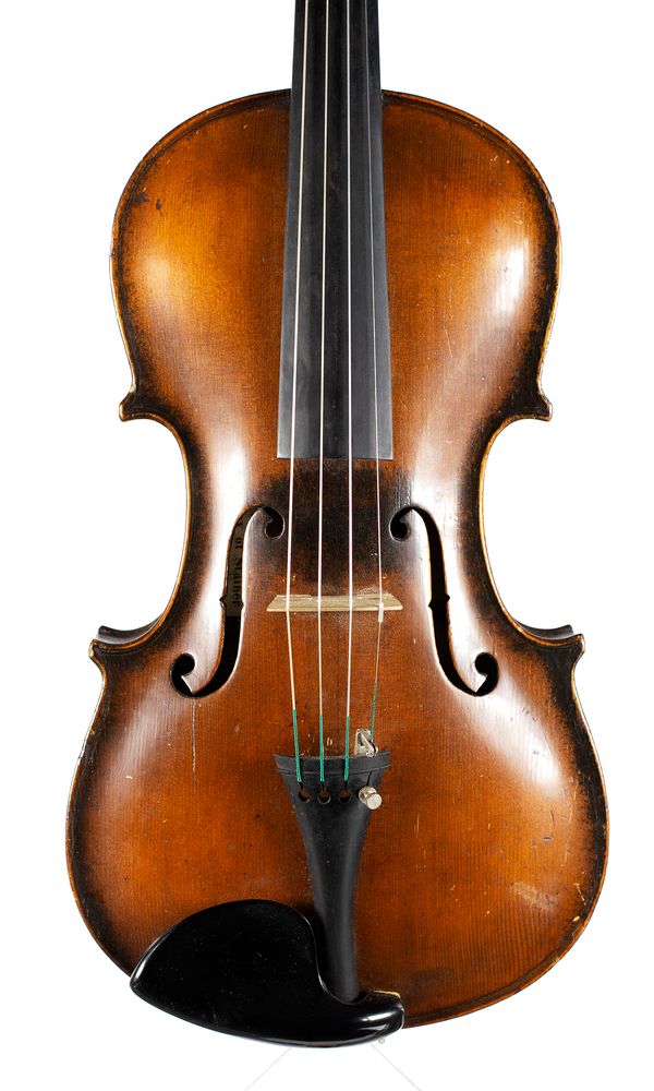 A violin, labelled Copie of Stainer