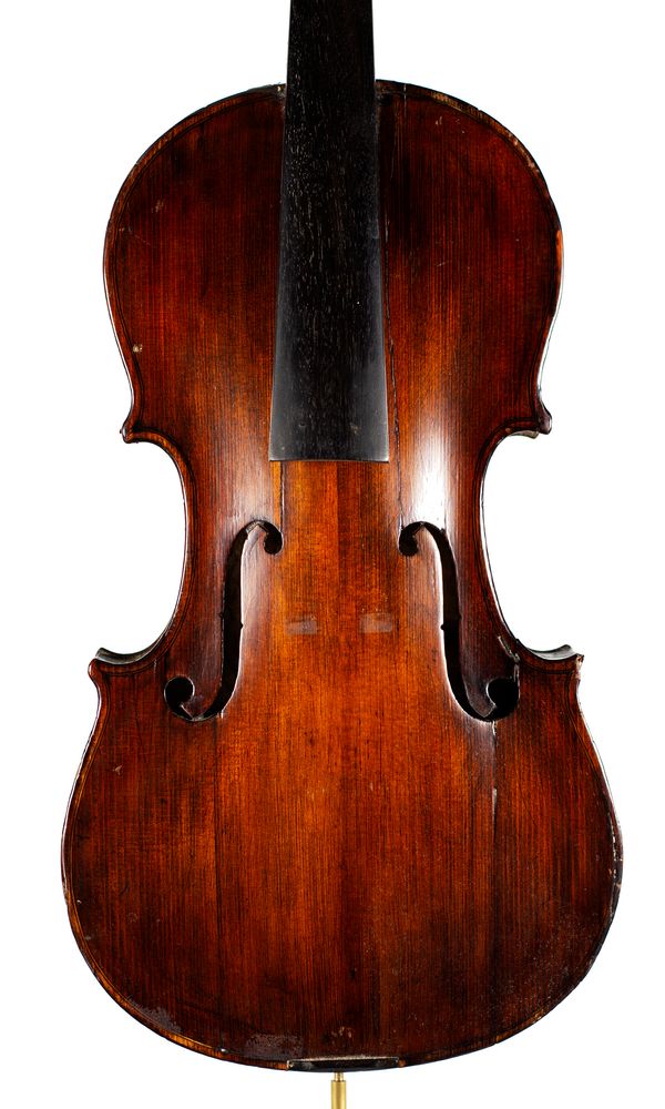 A violin, labelled Gabriel Lembock