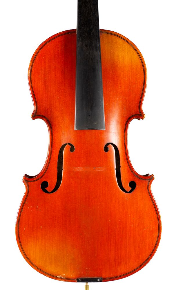 A violin, unlabelled circa 1900