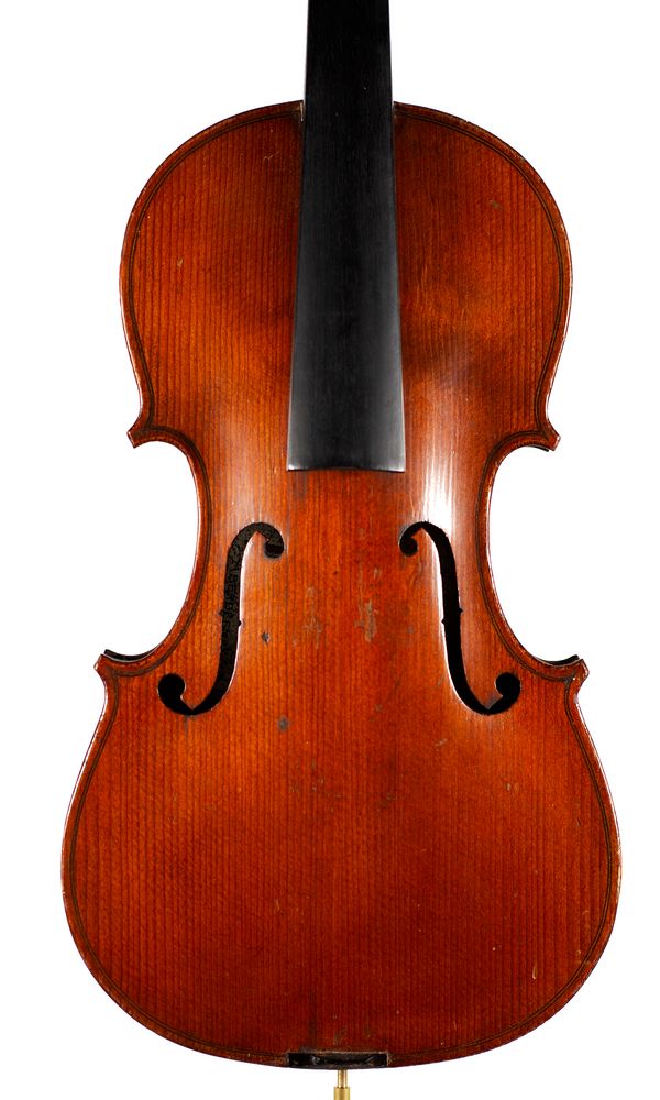 A three-quarter sized violin, labelled Thomas Craig