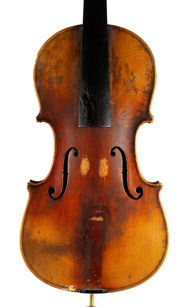 A violin, unlabelled circa 1900