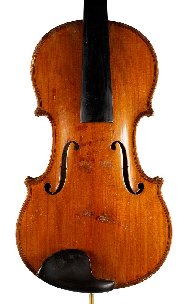 A violin, labelled The Apollo