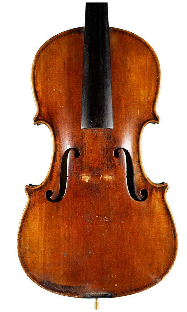 A violin, labelled Anonius Stradiuarius