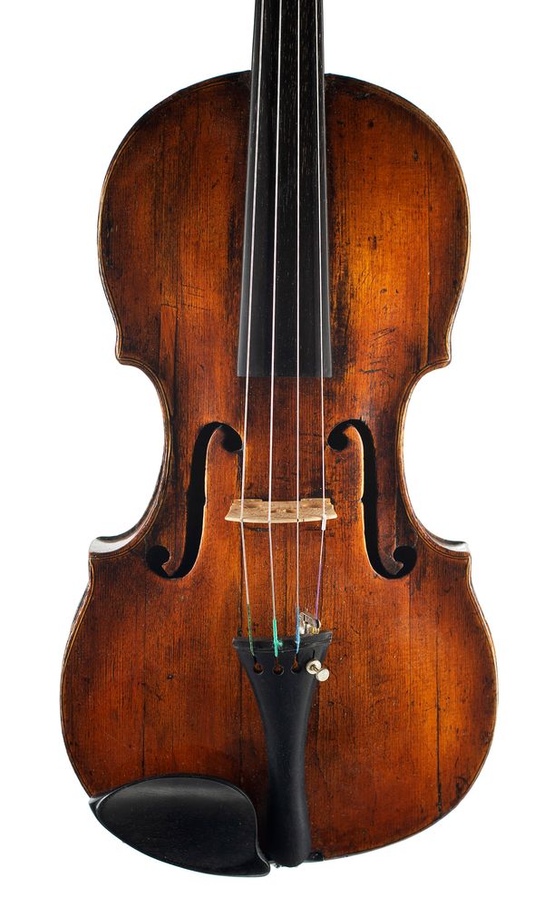 A violin, signed internally