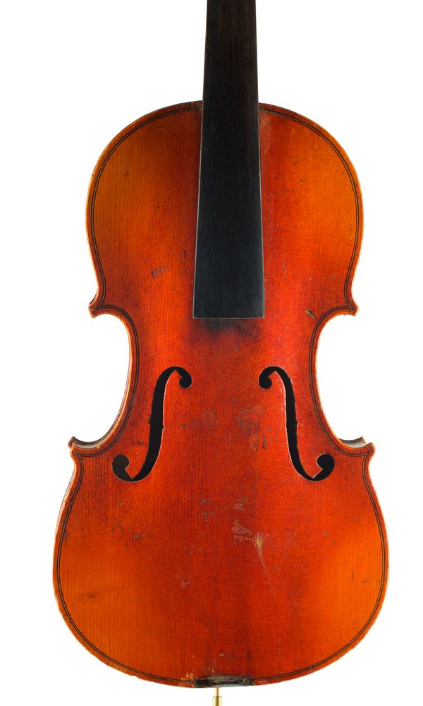 A three-quarter sized violin, labelled Compagnon