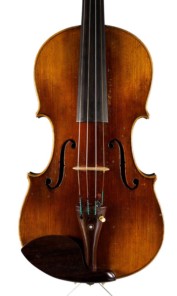 A violin, labelled A. Dieudonne