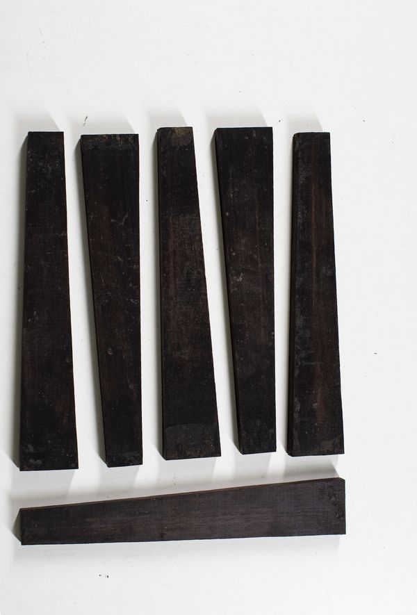 Six fingerboard blanks