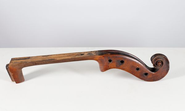 A cello scroll
