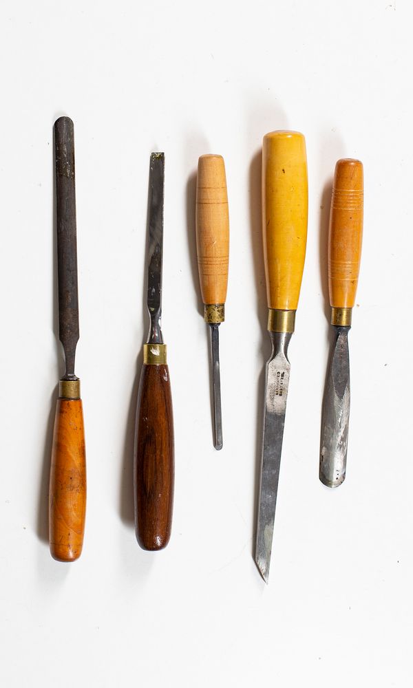 Five chisels
