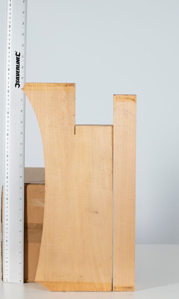 Two pieces of poplar