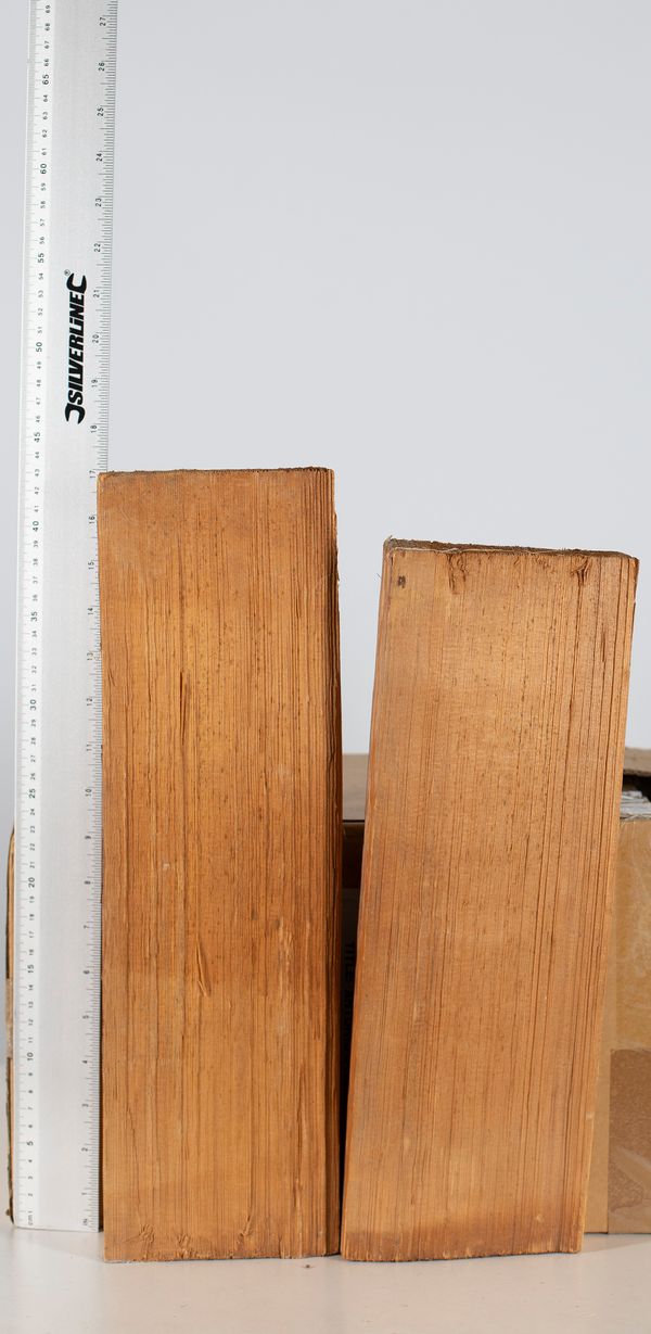Two violin fronts, spruce