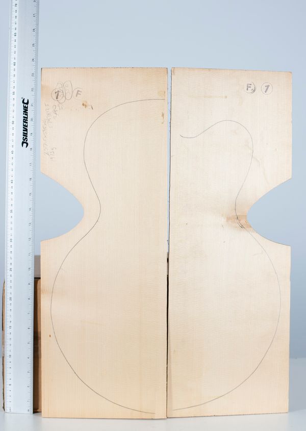 A guitar front, spruce