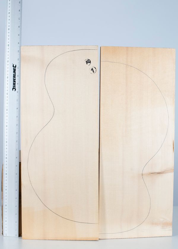 A guitar front, spruce