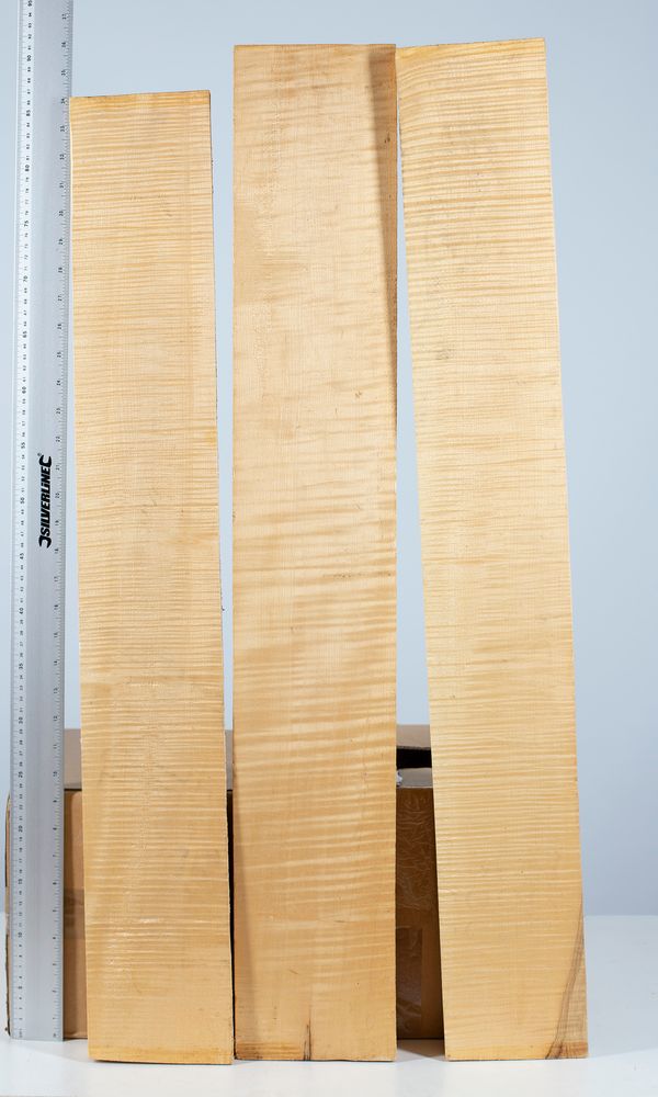 Three cello rib blocks