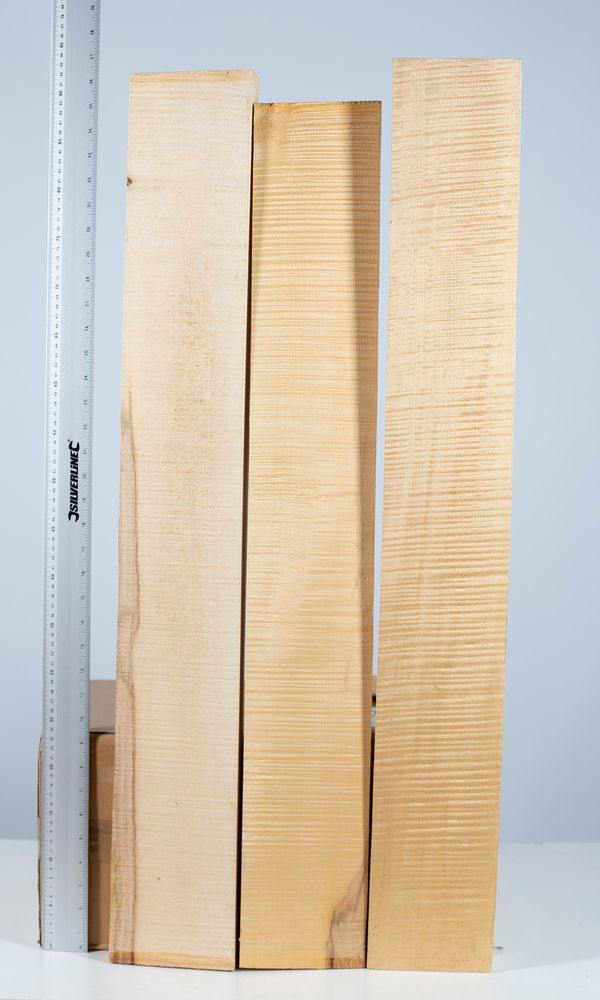 Three cello rib blocks