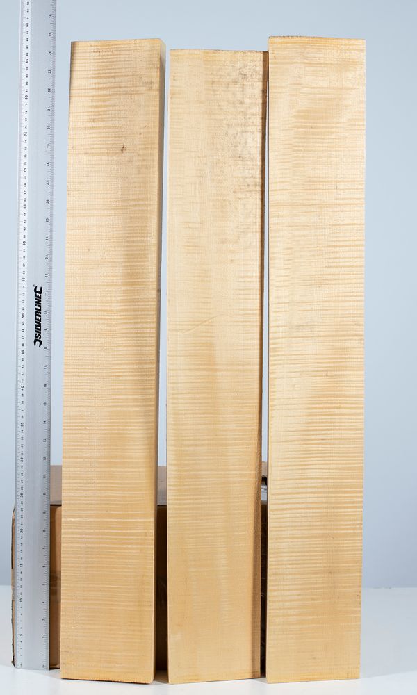 Three cello rib blocks