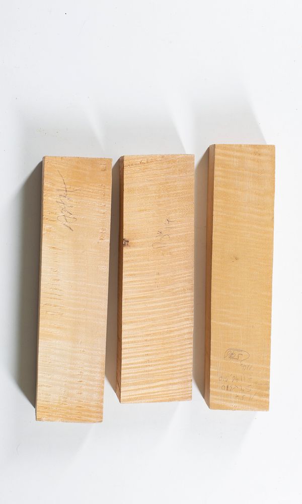 Three neck blocks, maple