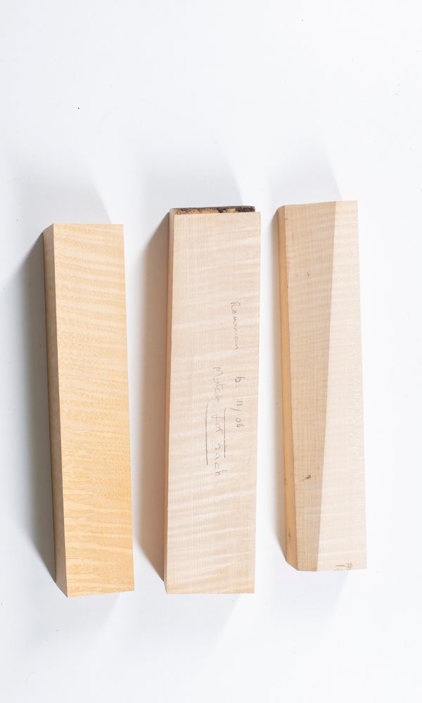 Three neck blocks, maple