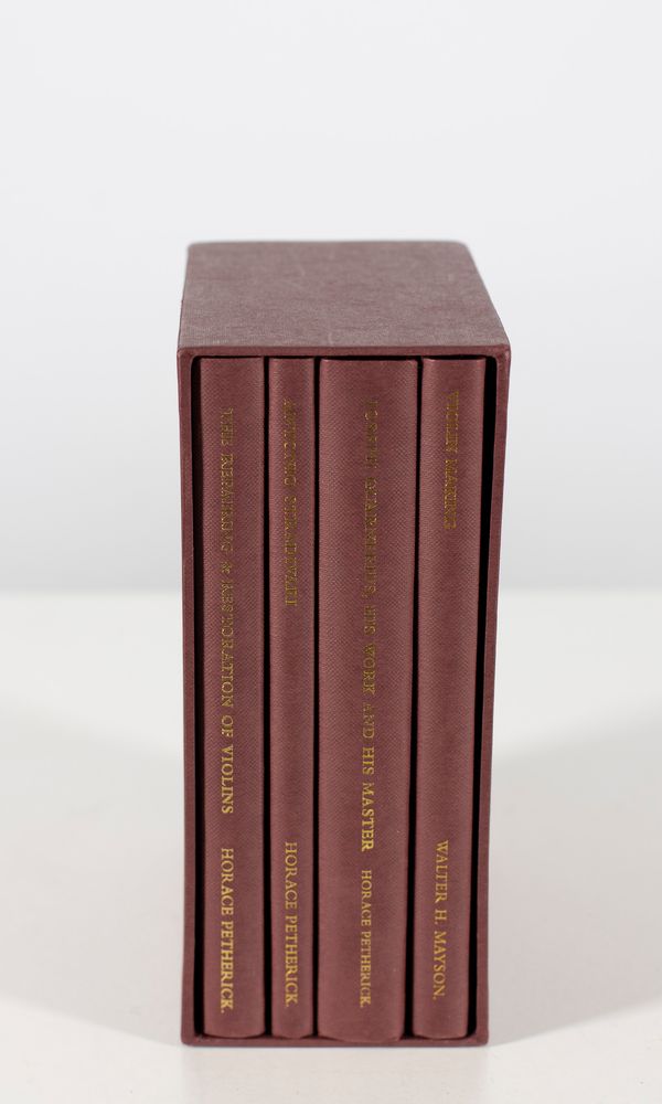 A set of four books