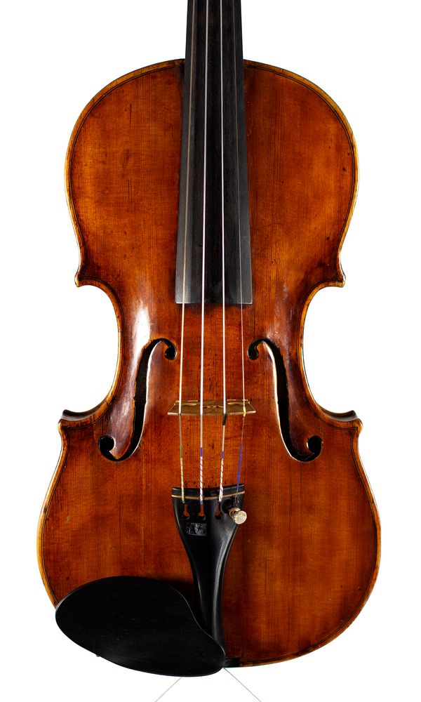 A violin, labelled Joseph et Antonius Gagliani