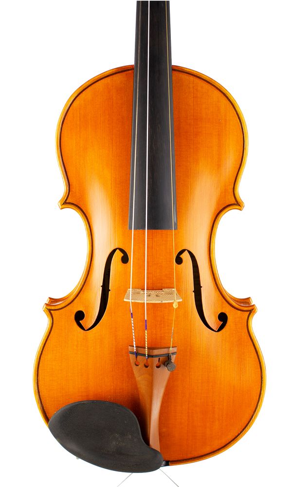 A violin by Harry Dobbs, Peopleton, 1976