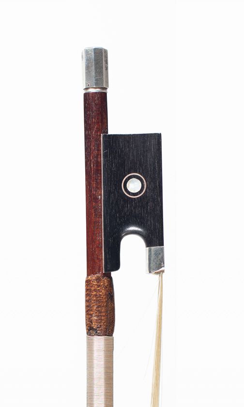 A silver-mounted violin bow for Paul Jombar