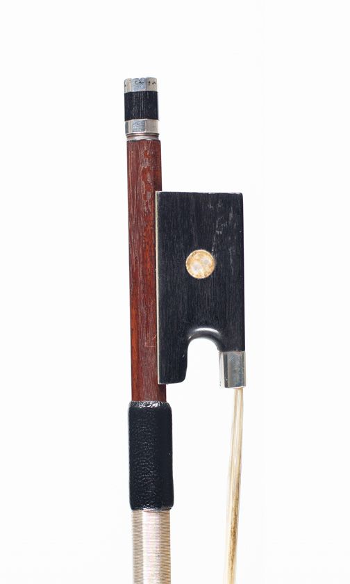 A silver-mounted violin bow