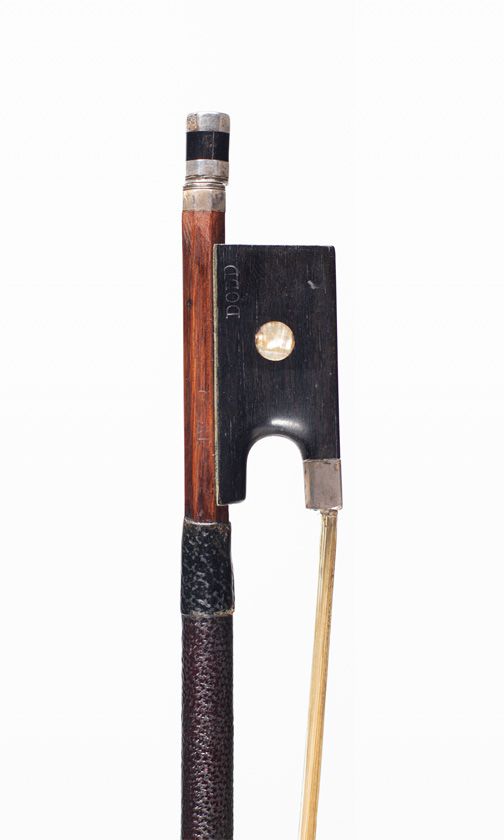 A silver-mounted viola bow, 19th Century