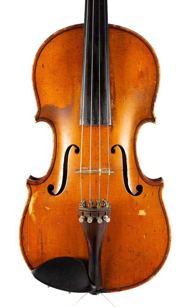 A seven-eighths sized violin for Hawkes & Son, London