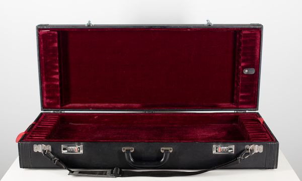 A bow case with space for thirty-six bows