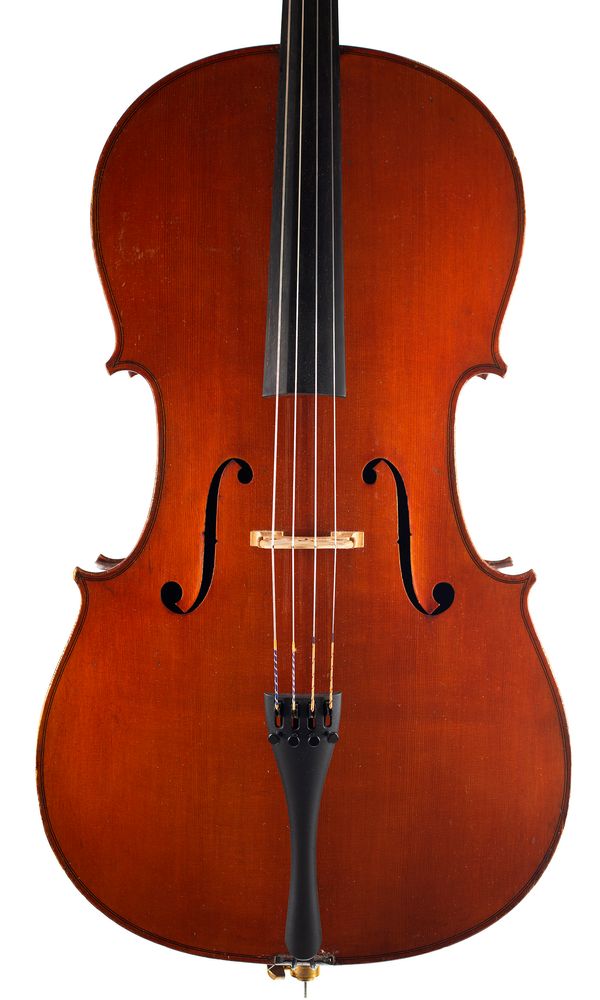 A cello, Mirecourt, circa 1910
