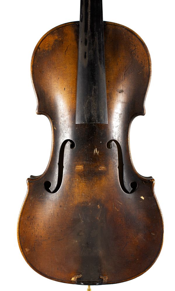 A violin, unlabelled,1920 over 100 years old