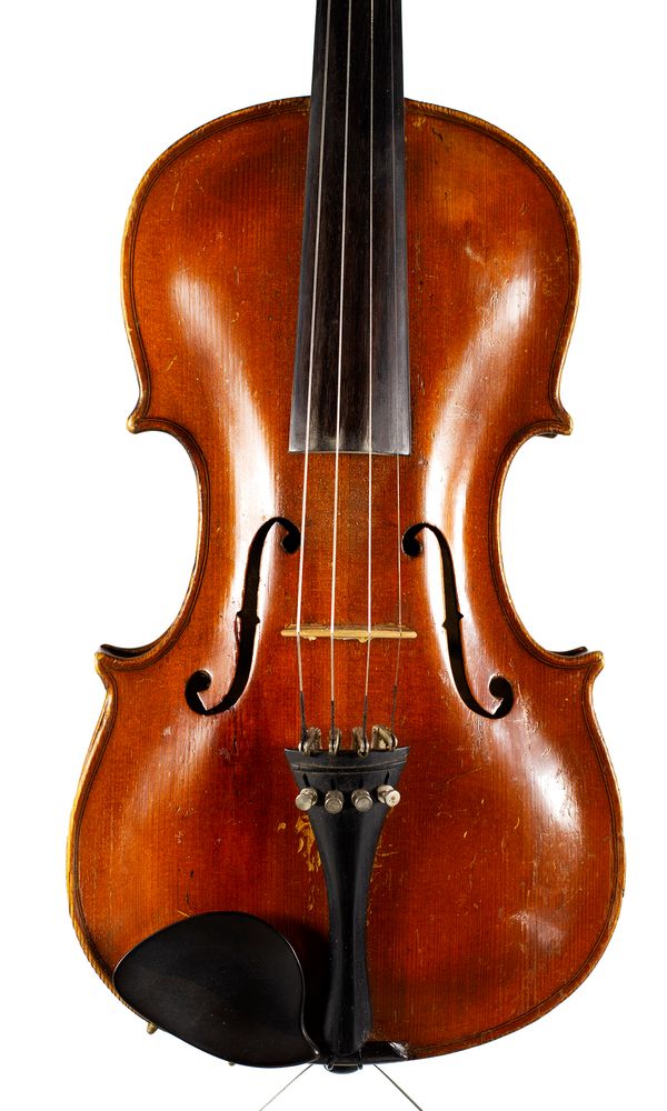 A violin, branded Steiner