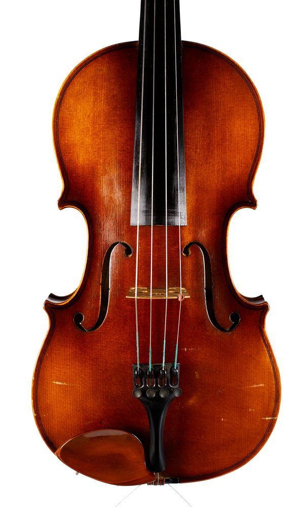 A viola, labelled copy of Antonius Stradivarius