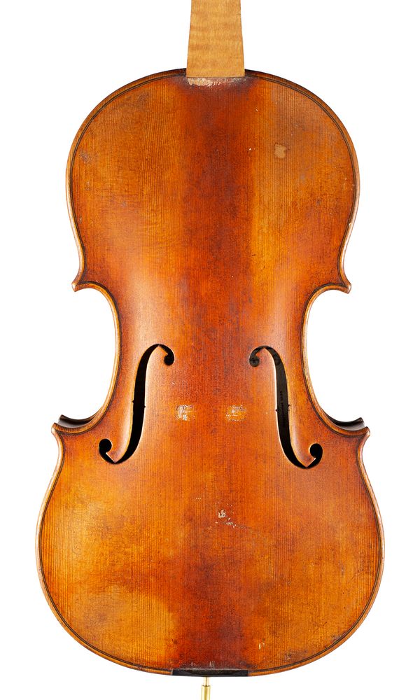 A violin, labelled copy of Antonius Stradiuarius