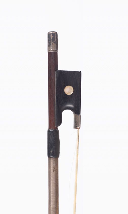 A silver-mounted violin bow, Workshop of Jerome Thibouville-Lamy, Mirecourt, circa 1910