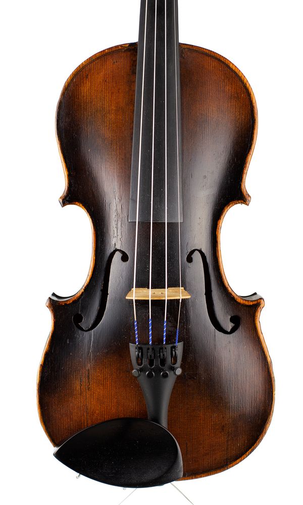 A violin, labelled [Indistinctly]