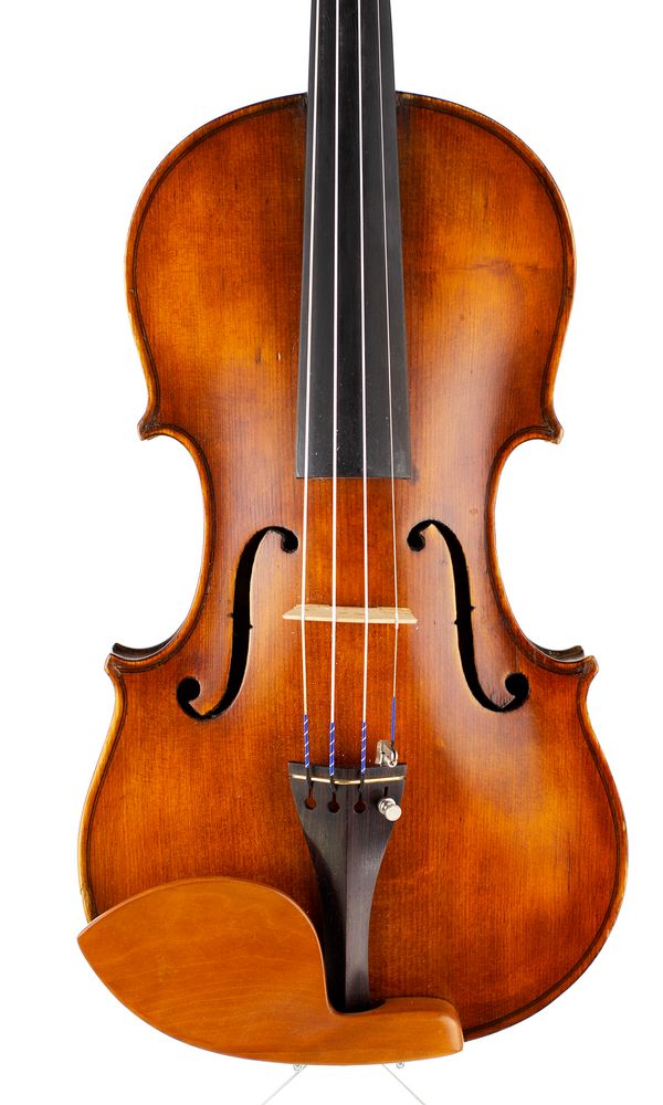 A violin, inscribed [Internally, Indistinctly]