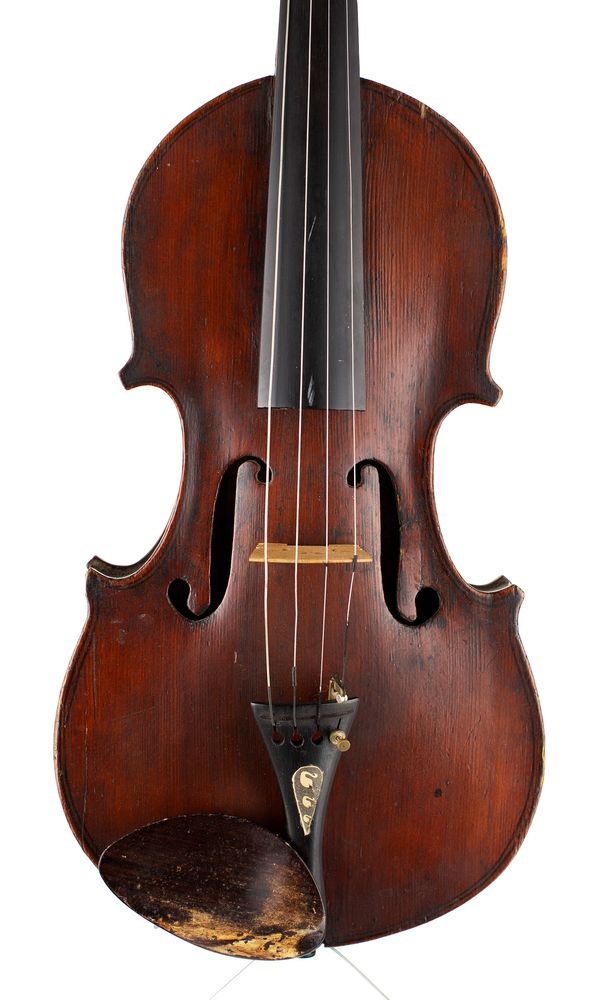 A violin, labelled [Indistinctly]