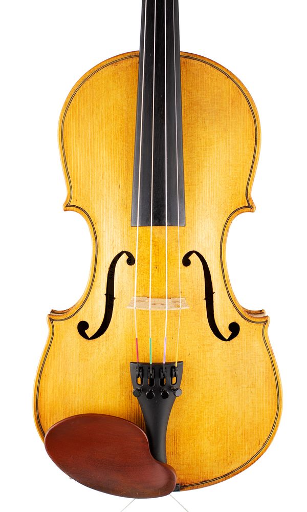 A violin, labelled William Robinson