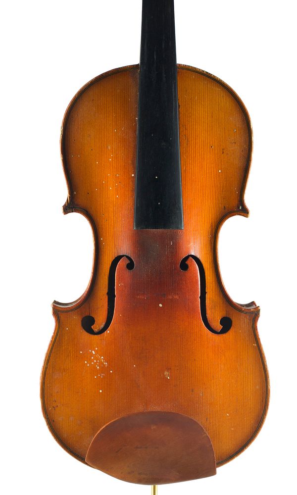 A violin, labelled J.T.L