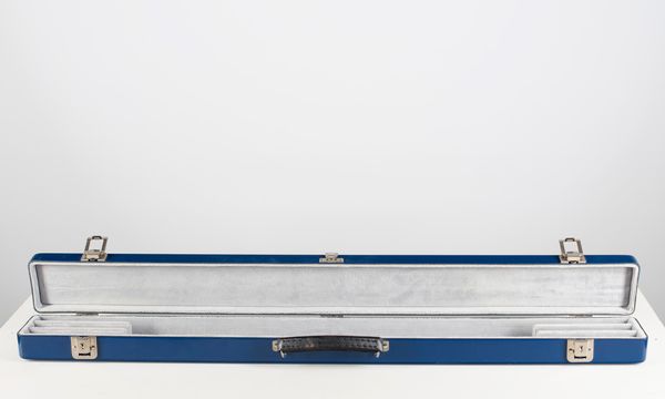 A bow case with space for three bows