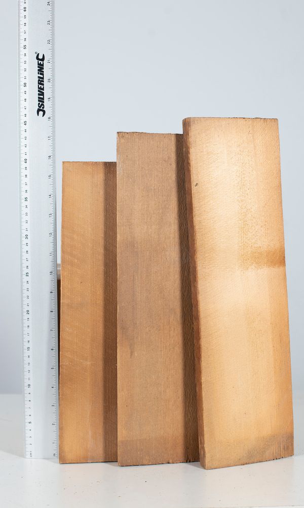 Ten pieces of unmatched spruce