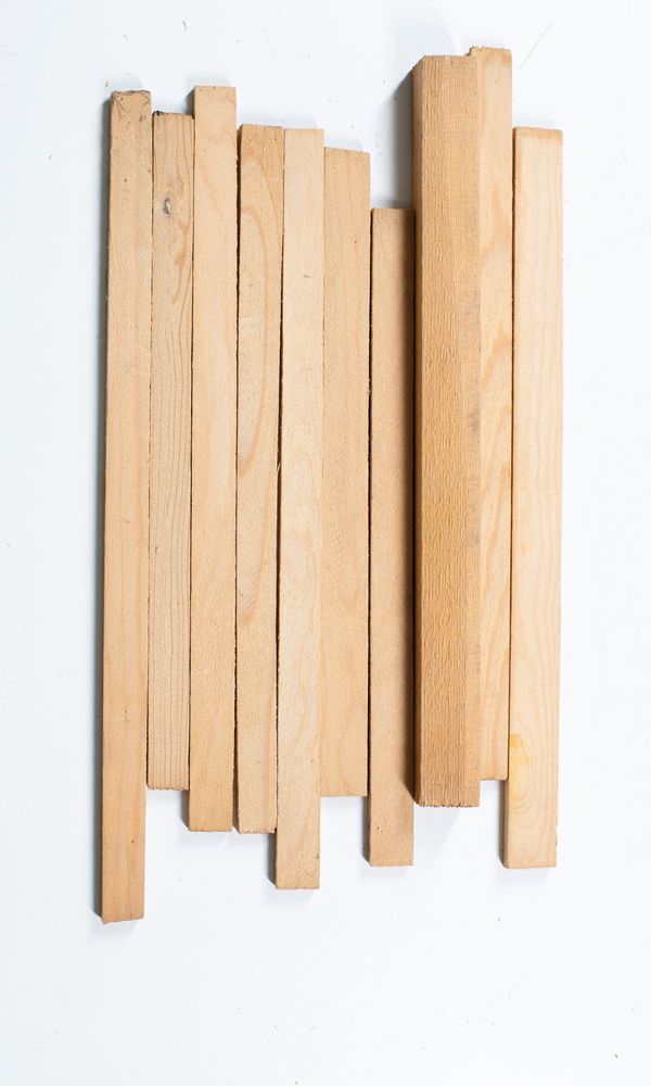 Ten bass bar blanks, spruce