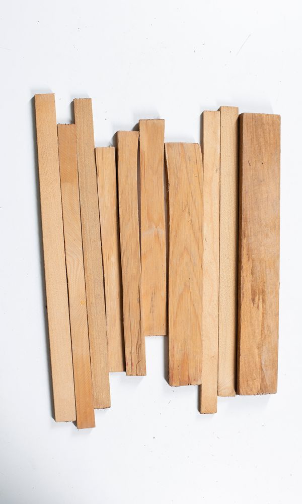 Ten bass bar blanks, spruce