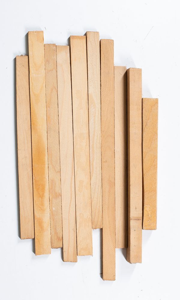 Ten bass bar blanks, spruce