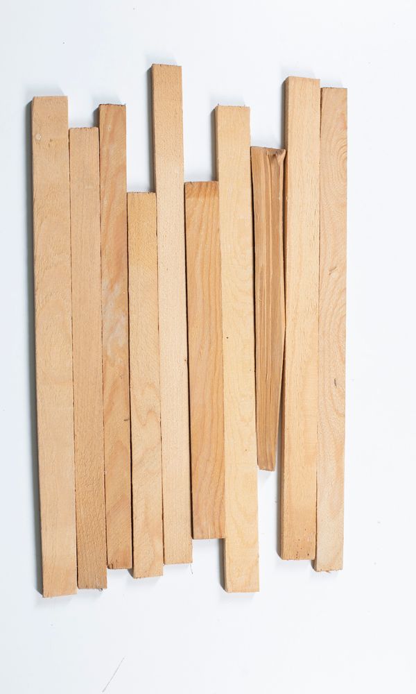 Ten bass bar blanks, spruce