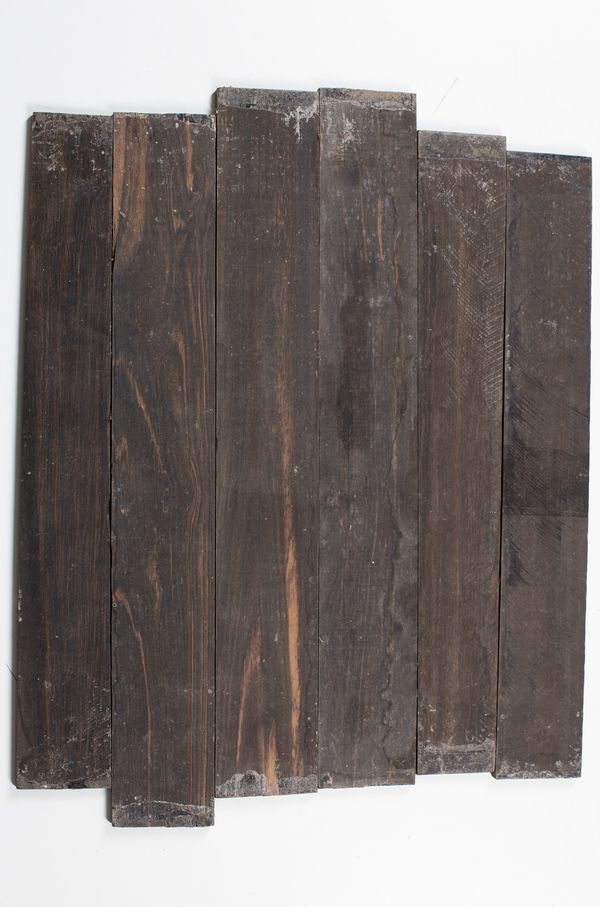 Six guitar fingerboards