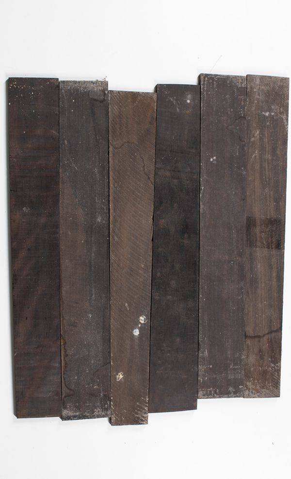 Six guitar fingerboards